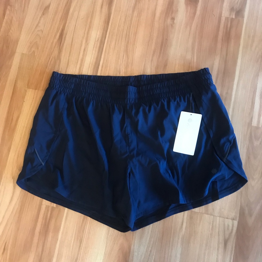 Athleta Racer Run Short 4.5” Navy -XL